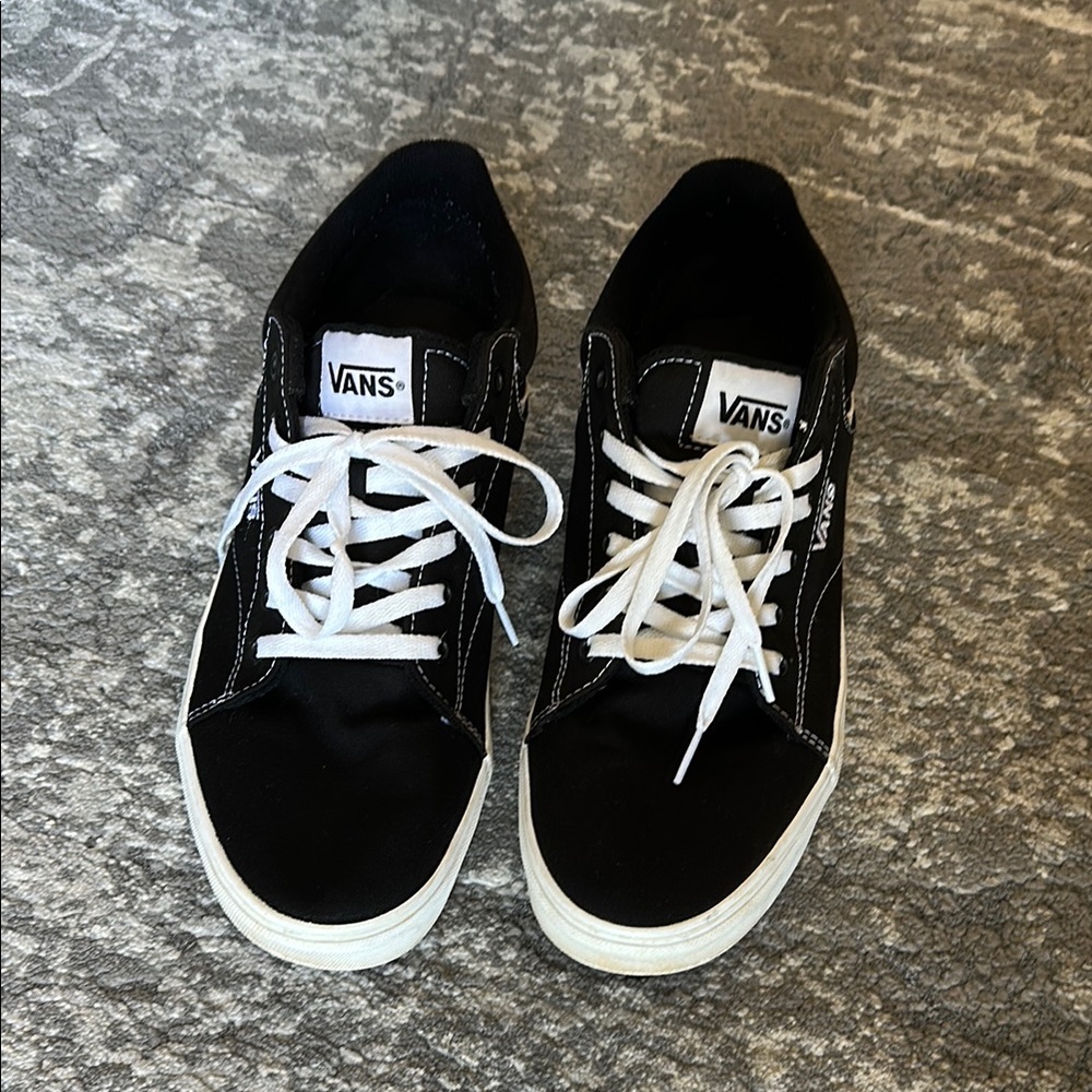 Vans Black and White Sneakers